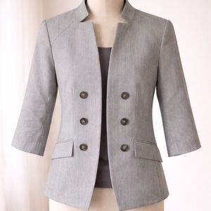 Women's light grey blazer